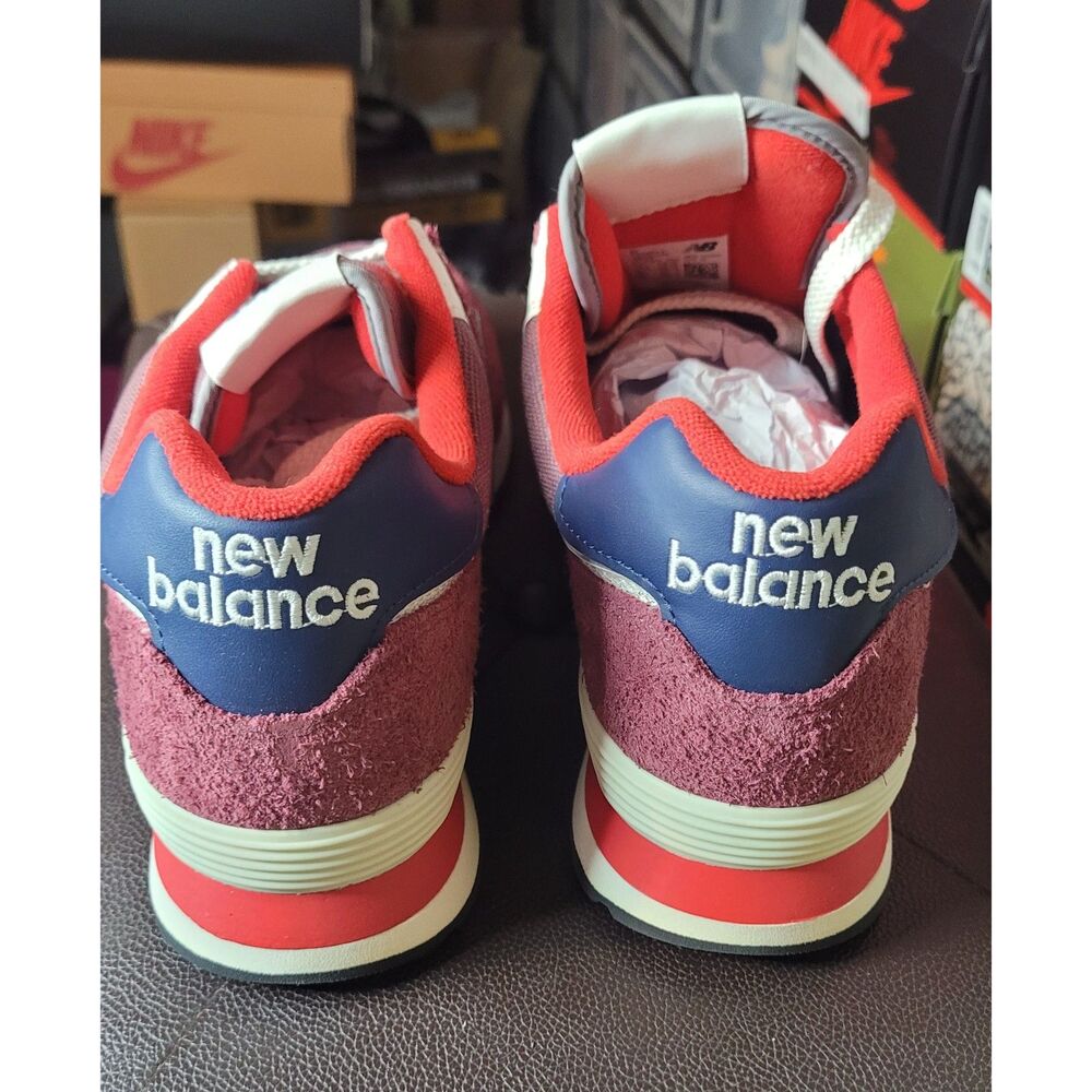 New Balance 574 U574RX2 Red Blue Men's Size 10 ENCAP Classic Sneakers New - Picture 5 of 7